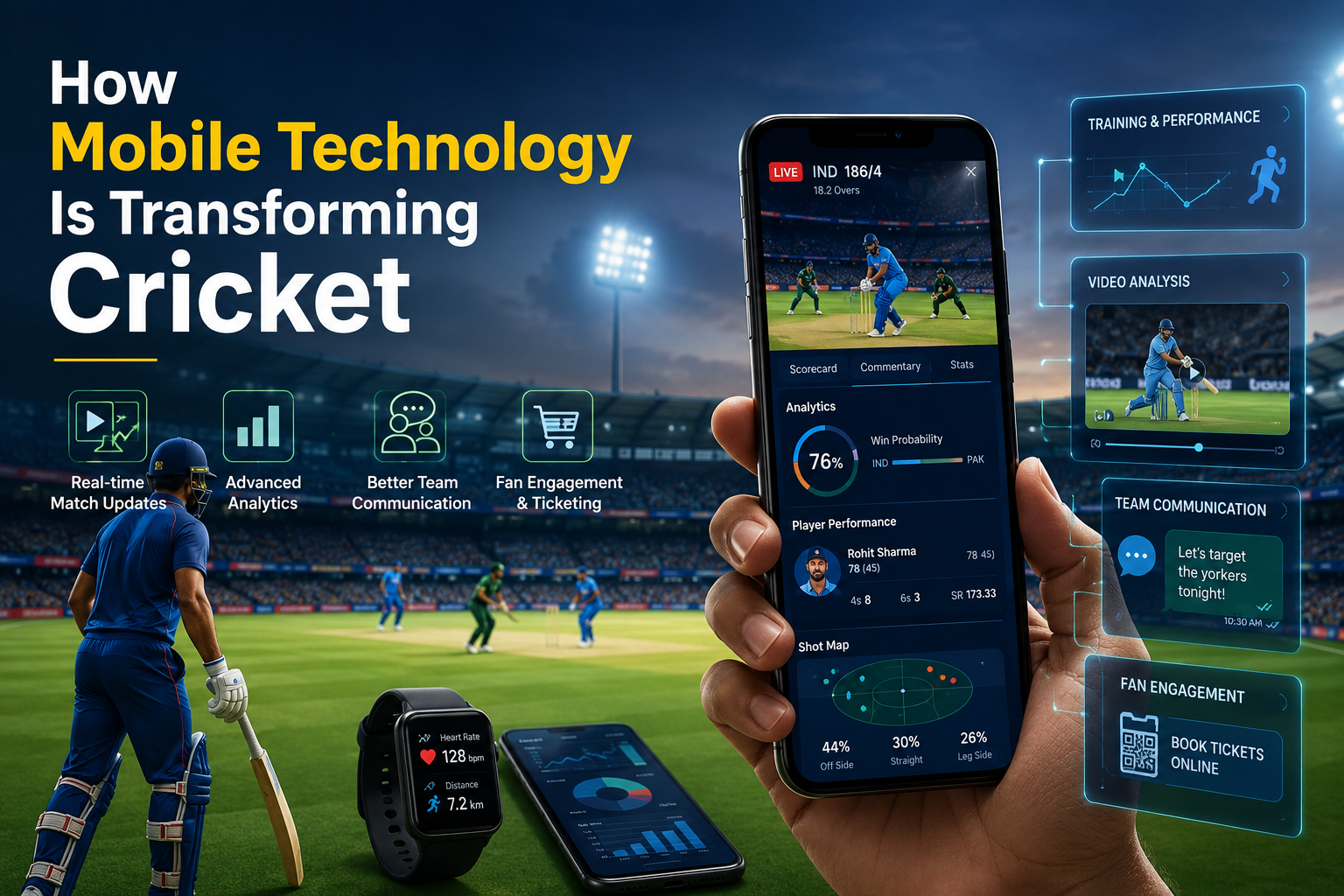 How Mobile Technology Is Transforming Cricket